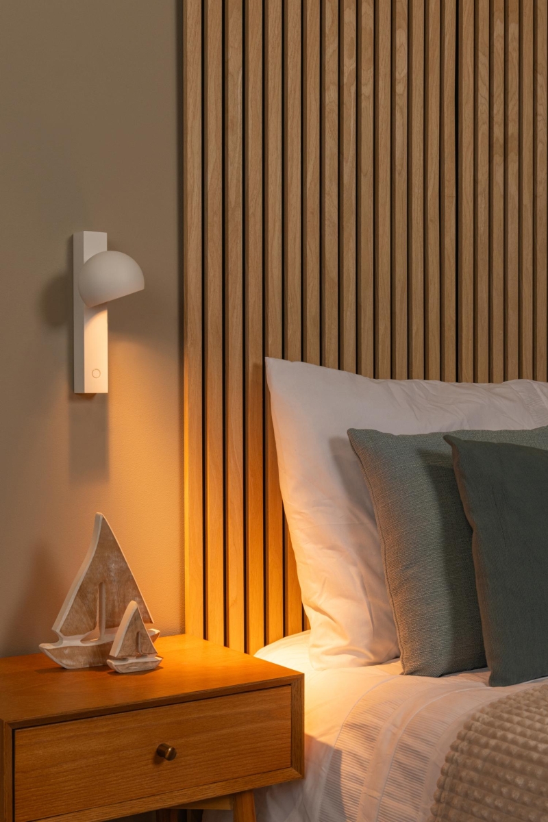 Lucide ESFERA - Nástenné svietidlo - LED Dim. - 1x9W 2700K - Biela